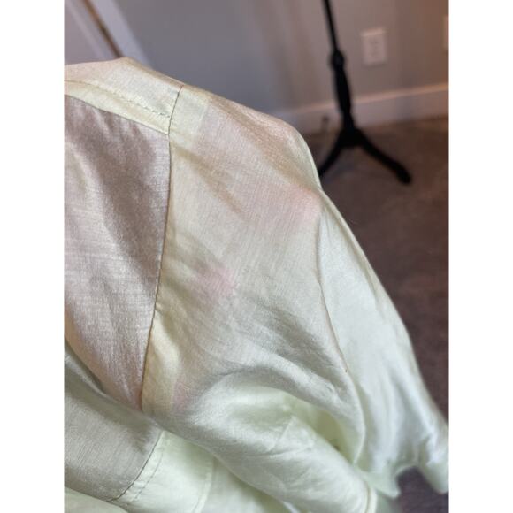 House of Harlow 1960 Women's Sheer Green Oversized Button-up Tunic Size XS NWT - Picture 11 of 11